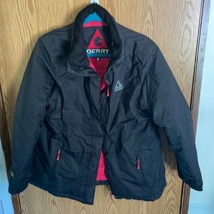 Black & Pink Gerry Heavy Coat